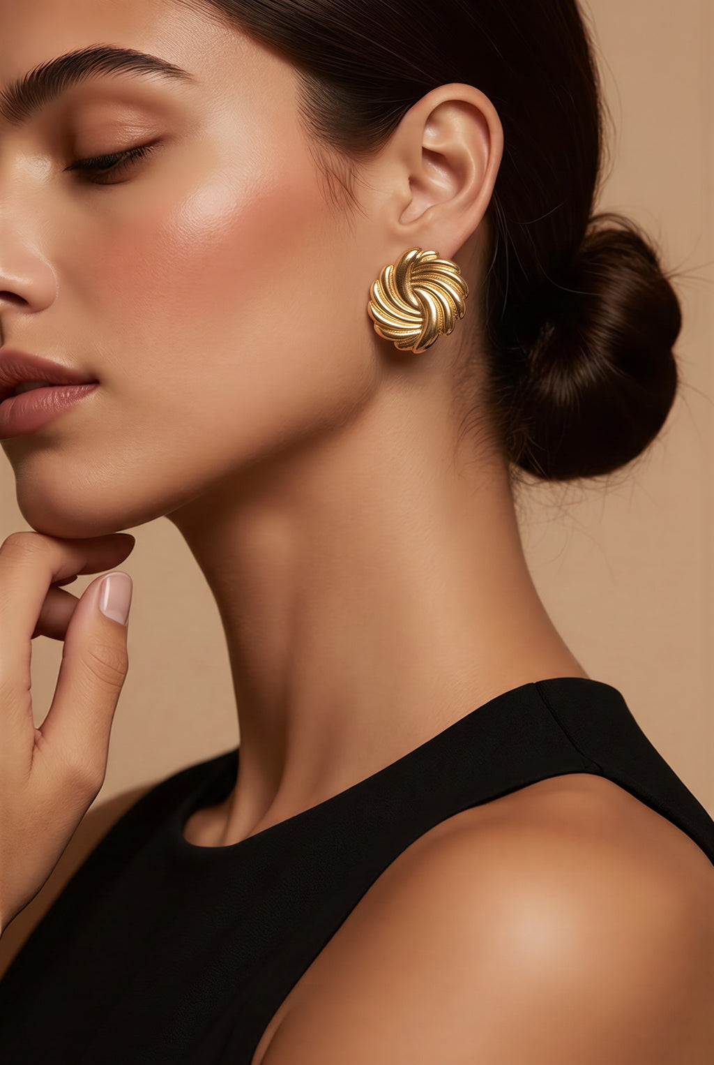 Boucles D'oreilles Rondes